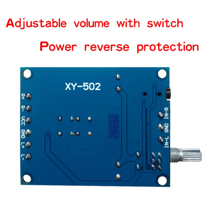 

HIFIDIY LIVE TPA3116D2 Digital Power Amplifier board 2x 50W speaker Stereo Audio AMP Module Home music Bluetooth 5.0 AUX 502