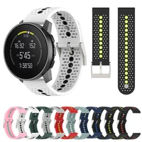 soft 22mm silicone strap for suunto9 watch band outdoor sport bracelet replacement belt watchs wristband accessory