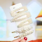 Заколки для волос с искусственным жемчугом женские, шпильки ручной работы с бусинами, заколки для волос, 1 комплект