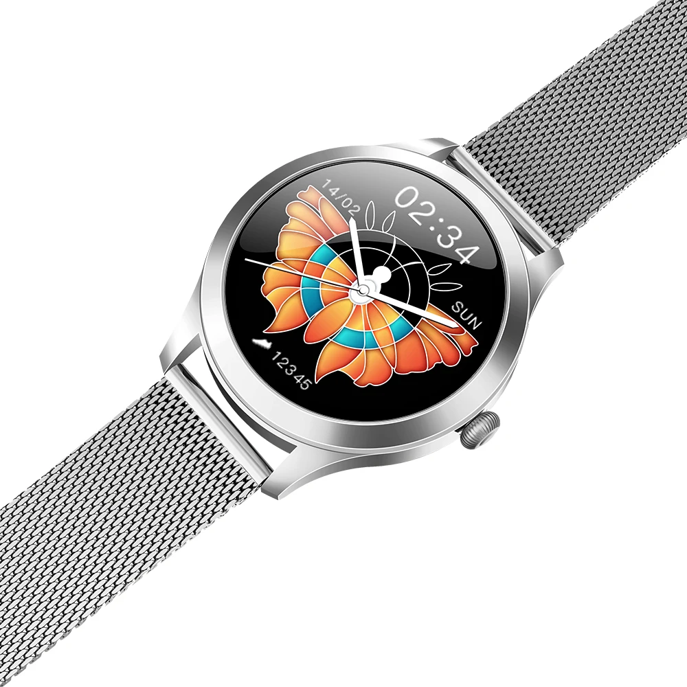 Monitor de Freqüência Relógio para Android Relógio Feminino Cardíaca Ip68 Natação Fitness Pulseira Kw10 Pro