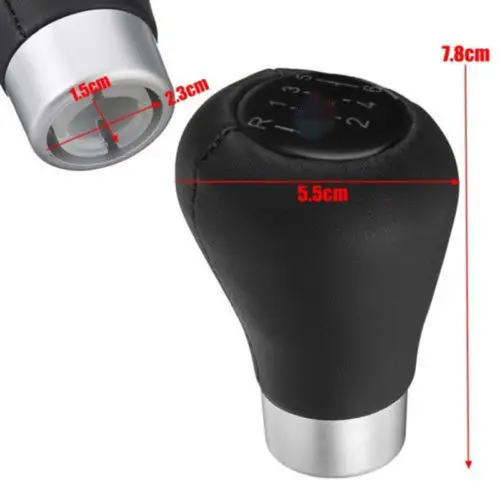 1 шт. 5 скоростей ручная ручка переключения передач кожа 78 мм для BMW E92 E91 E90 E60 E46 E39 M3