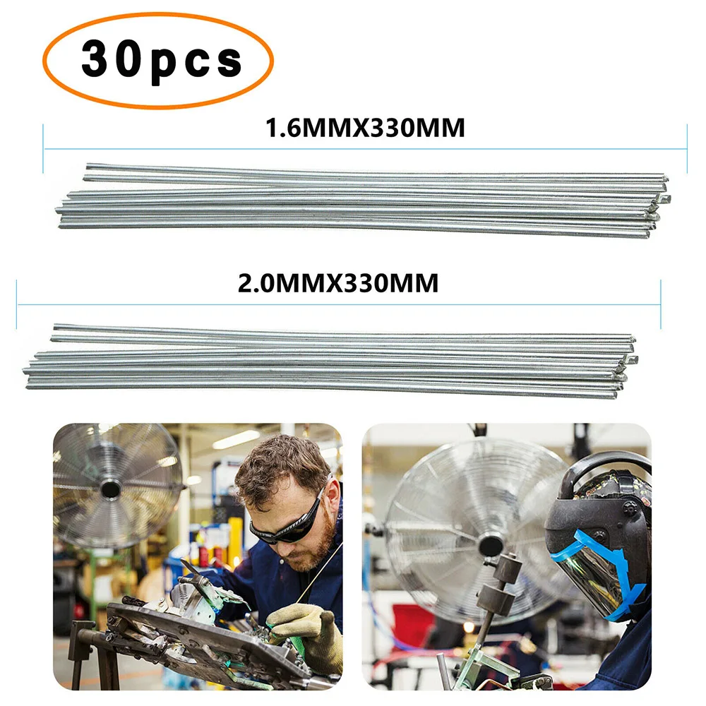 

Set Welding Wire 30pcs Fusible Electrode Aluminum Wire 1.6mm/2.0mm * 330m