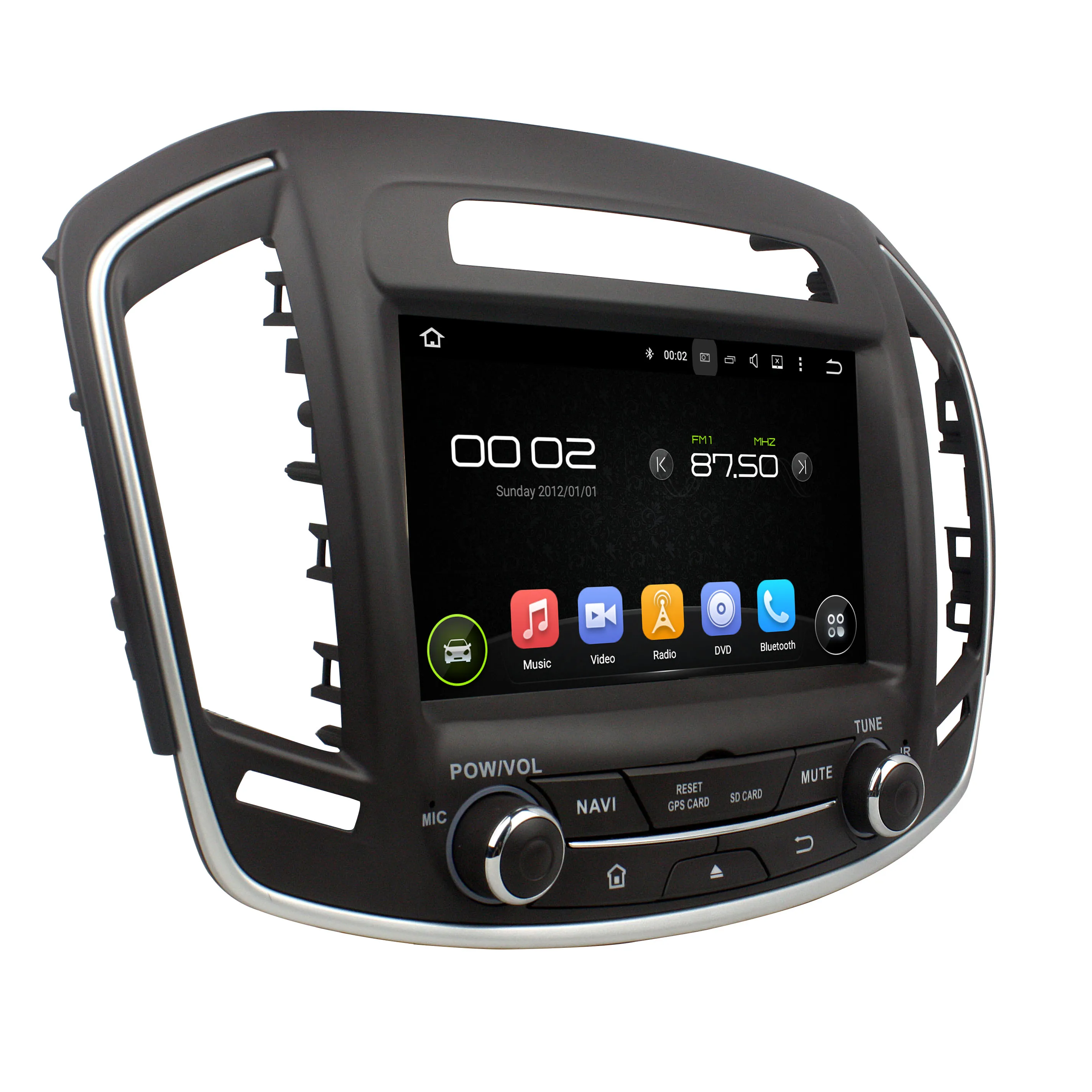 Автомобильный мультимедийный плеер 8 дюймов PX6 Android 9 0 для BUICK Regal 2014 2016 6 ядер аудио