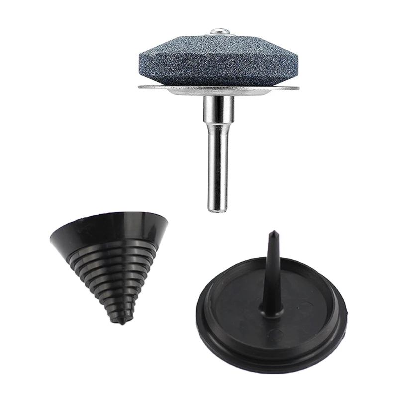 

Набор аксессуаров для заточки лезвий газонокосилки, серого цвета