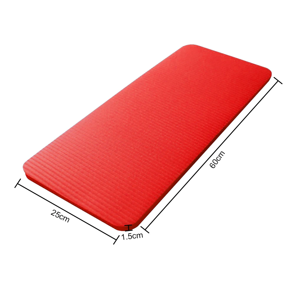 

Portable NBR Yoga Mat Cushion Pad Beginner Fitness Non-slip 15mm Extra Thick Lightweight Portable Fitness Sports Yoga