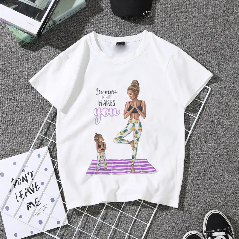 

women's t-shirt Kawaii Mom Fashion T Shirt Women Mama's Summer White T-shirts Woman Soft Tops Mother Gift Lady Shirt Harajuku