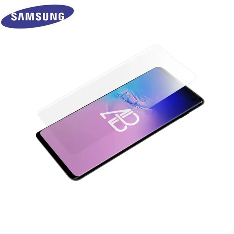 Изогнутое закаленное стекло для Samsung Galaxy S10 Plus Защитная пленка экрана s7edge S9 S8 Note 8 9
