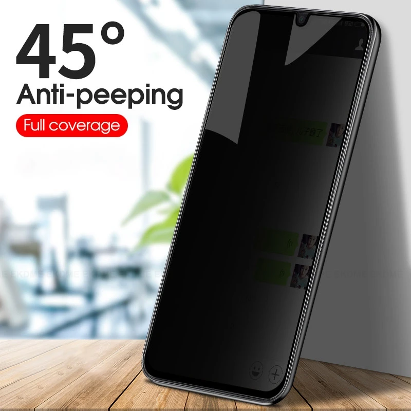 Антишпионское защитное закаленное стекло для Samsung Galaxy A30/A50/SM A305F/SM A505FN/M10/M20/A6/A8 Plus