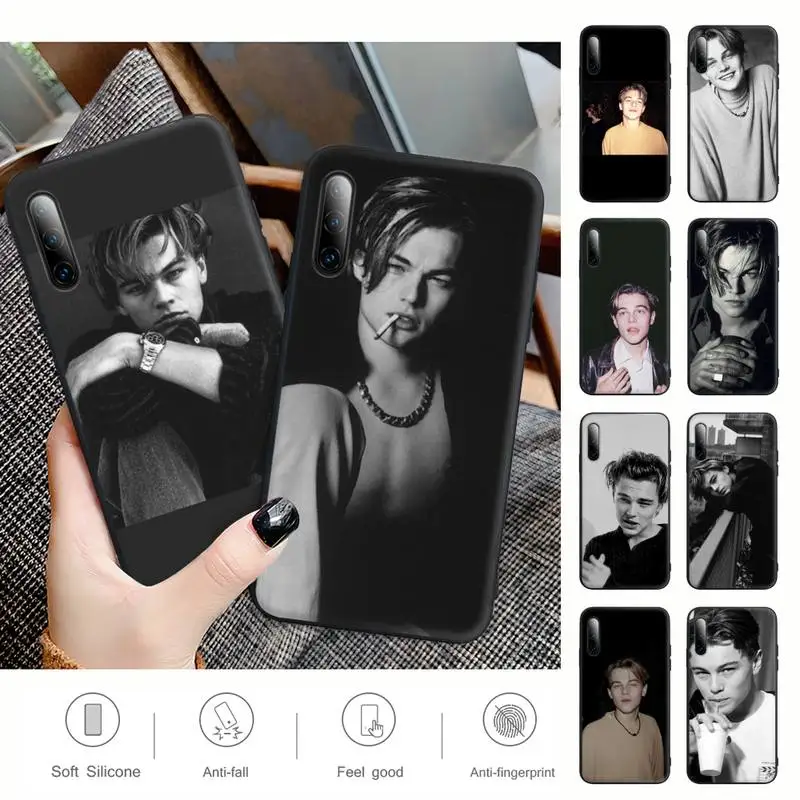 

Leonardo DiCaprio Young Super Star Black Rubber Phone Case Cover For Samsung Galaxy S9 S10 S20 S21 S30 Plus Ultra S10e S7 S8