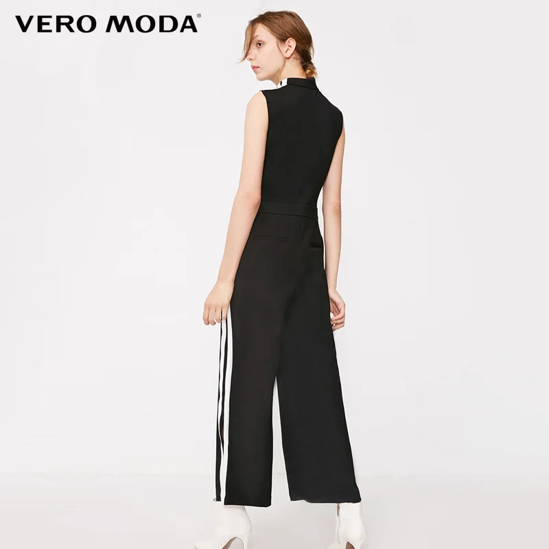 Женский черный комбинезон без рукавов Vero Moda весна-лето 319144503 | Женская одежда