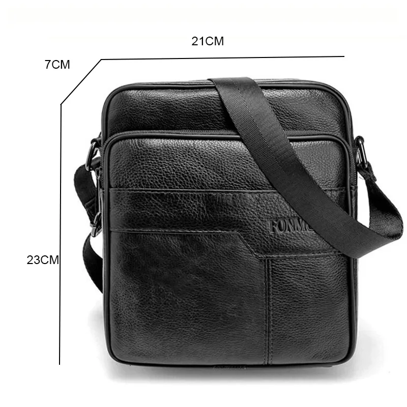 Новинка 100% коровья кожа мужская сумка на плечо сумка-мессенджер повседневная