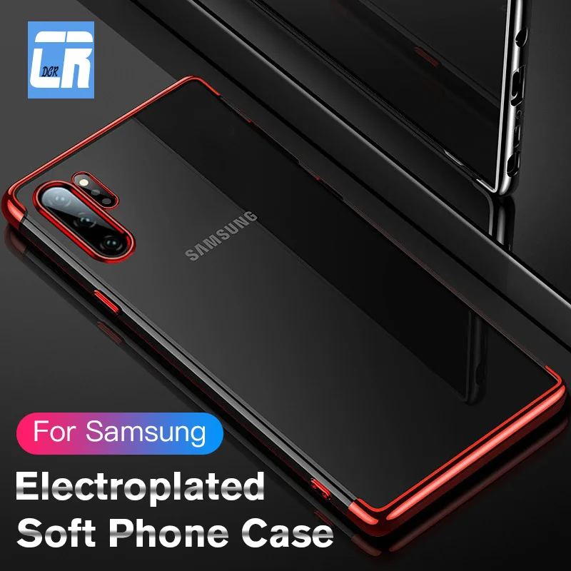 Роскошный Металлический силиконовый защитный чехол для телефона Samsung Galaxy Note 20 10 9