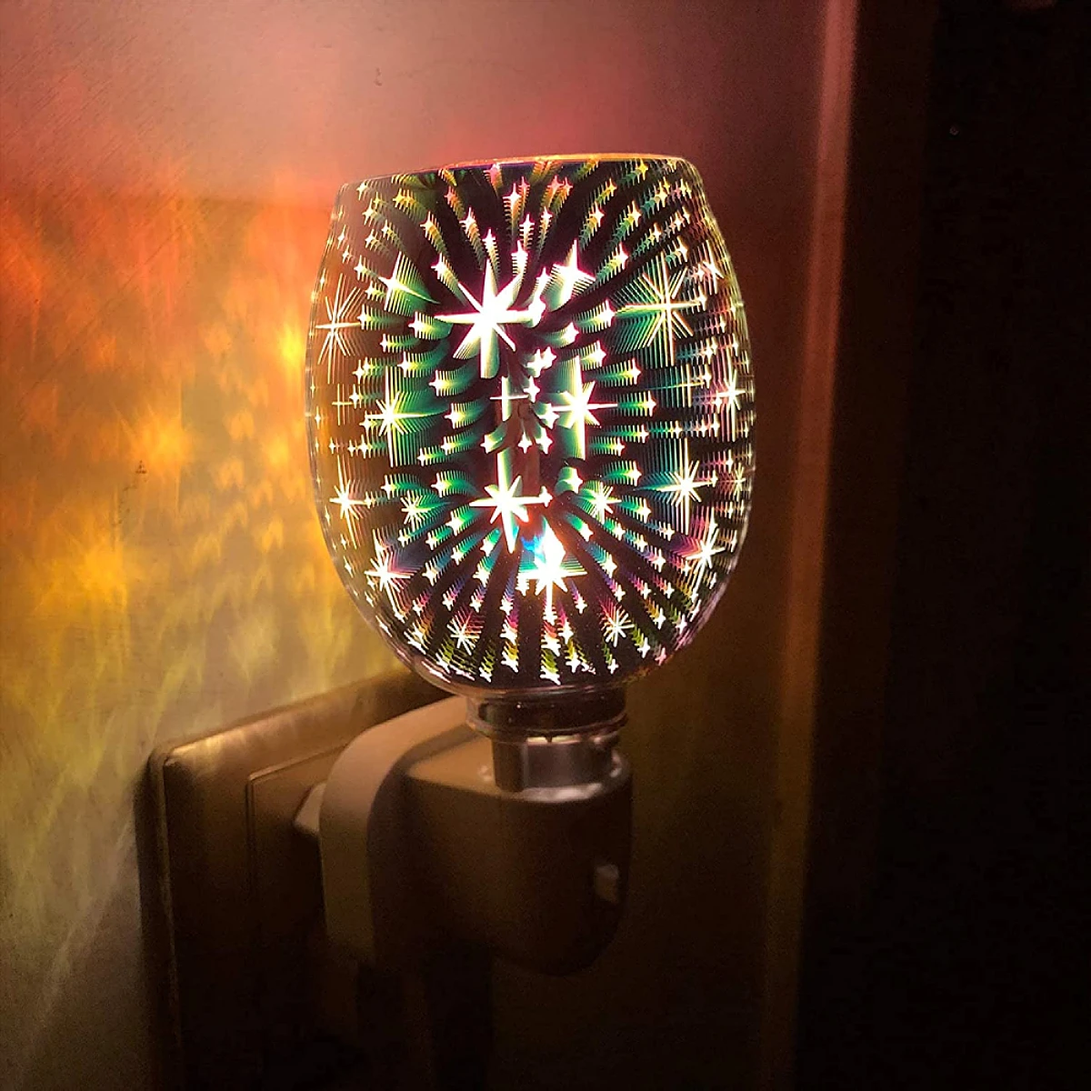 Стеклянная электрическая горелка для расплава воска 3D Заглушка