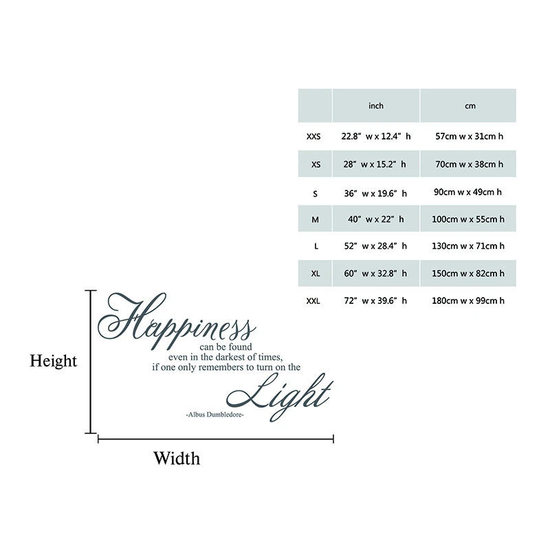 Albusdumbor Гарри П Цитата стикер на стену о счастье винил домашний декор Детская