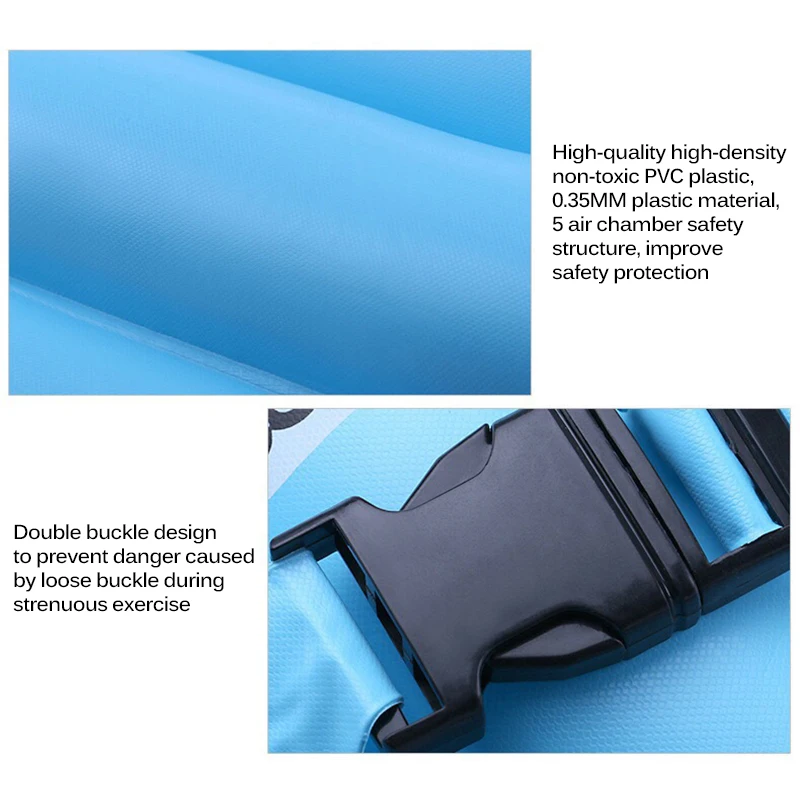 Спасательный жилет Детский Регулируемый надувной бассейн пляжный поплавок