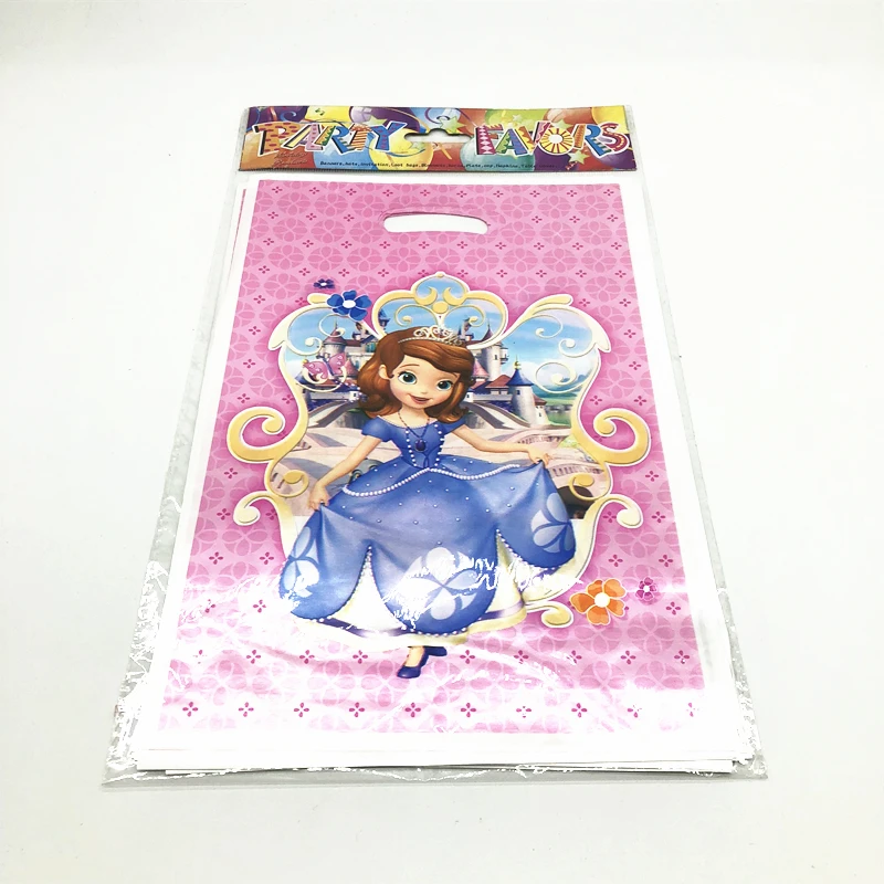 81 шт. Дисней София Принцесса одноразовая посуда дизайн детские бумажные для дня