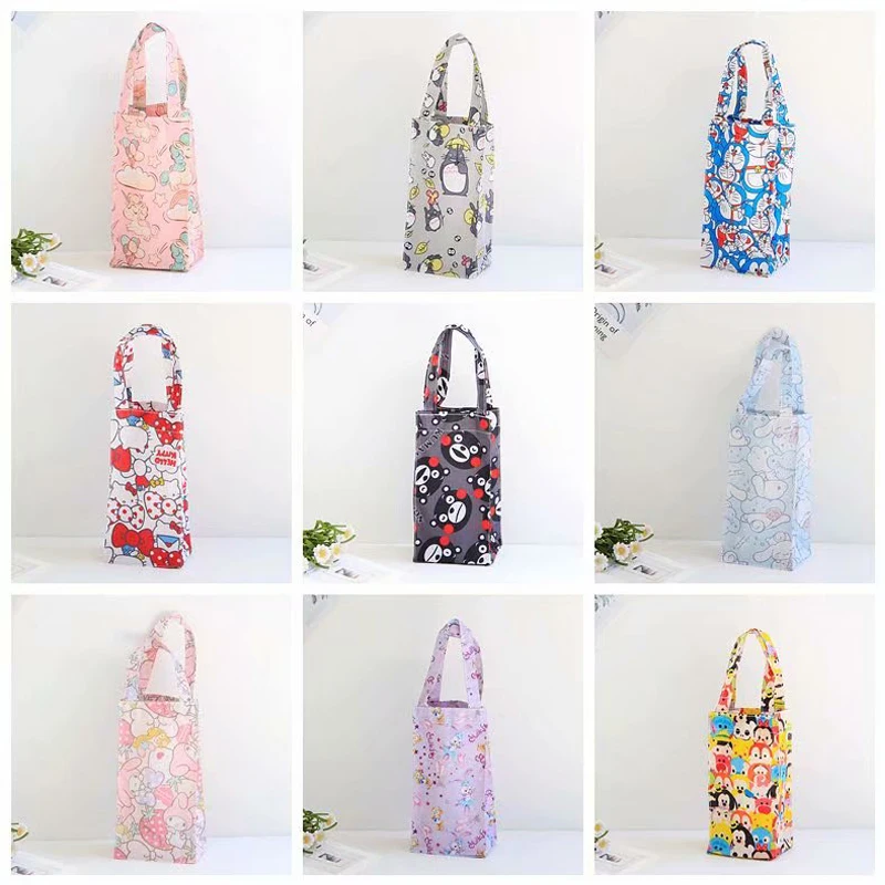 Милый японский мультфильм девушка бутылка воды мешок студента Напиток Зонтик