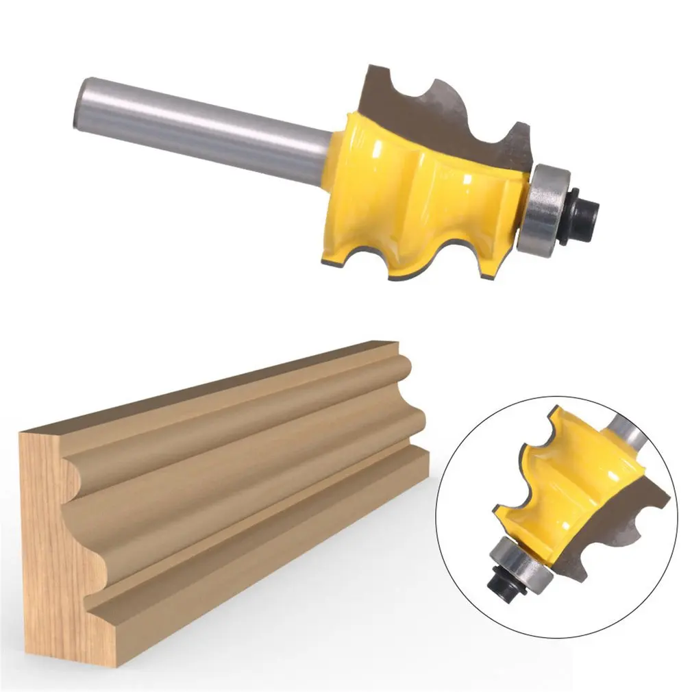 1 шт. 8 мм хвостовик линия фрезы архитектурная Лепка фреза по дереву для