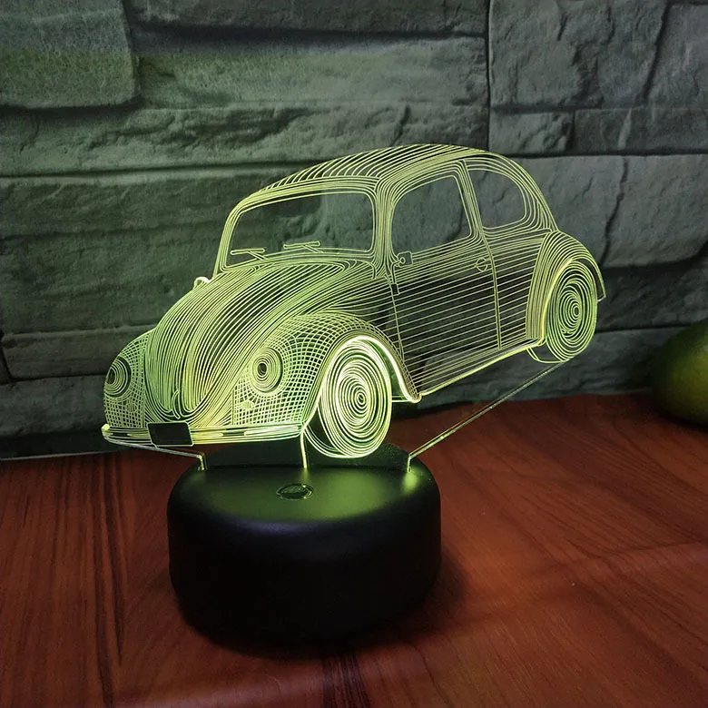 Оригинальная Игрушечная модель led 3D ночные огни сенсорный база USB/Батарея
