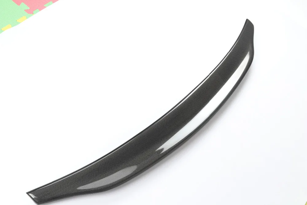 Углеродное волокно заднее крыло багажника выступ Спойлеры для Audi A4 S4 B9 Non Sline