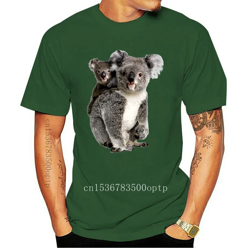

New Cute Koalas Men Short Sleeve T-Shirt Summer Cool Top O-Neck Causal Fashion Hip Hop Tees Tshirt Harajuku Streetwear