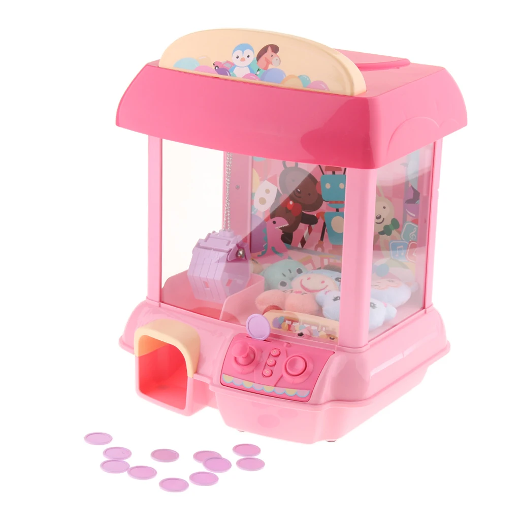 

Electronic Arcade Doll Machine Claw Grabber Toy for Kids with Sounds Lights