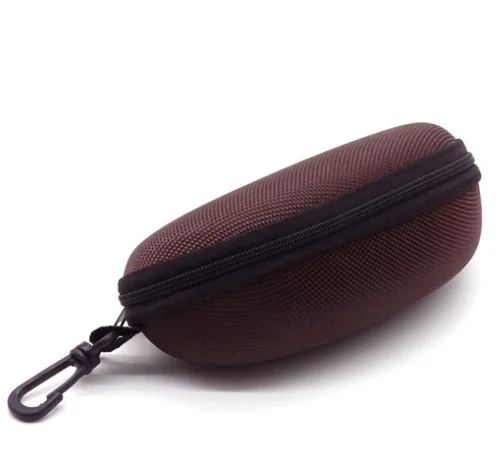 Портативный молния глаз футляр для очков Солнцезащитные очки раскладушка Жесткий Чехол для очков защитная сумка цвет: черный, синий серый и красный цвета