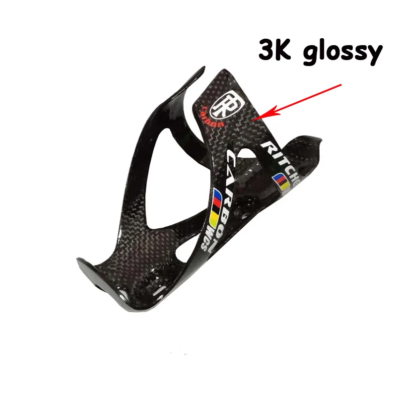 3K glossy Дизайн, полностью углеродное волокно, держатель для велосипедной бутылки MTB, велосипедная флягодержатель для велосипедной бутылки - Цвет: 3K glossy