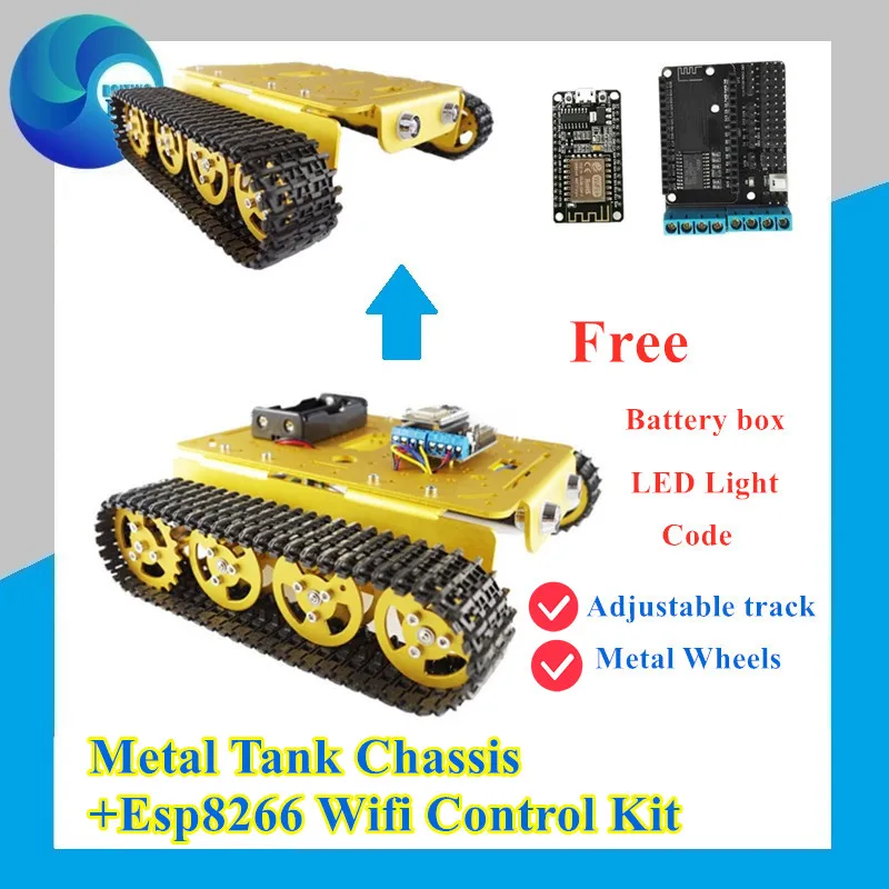 Беспроводное шасси для танка управляемое приложением телефонов на базе Android и iOS