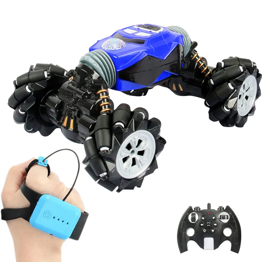 RC Stunt Car Light Music Gesture Sensor Twist Vehicle Drift Toy Deformation Watch Control 4WD Crawler Horizontal Creep Scroll | Игрушки и