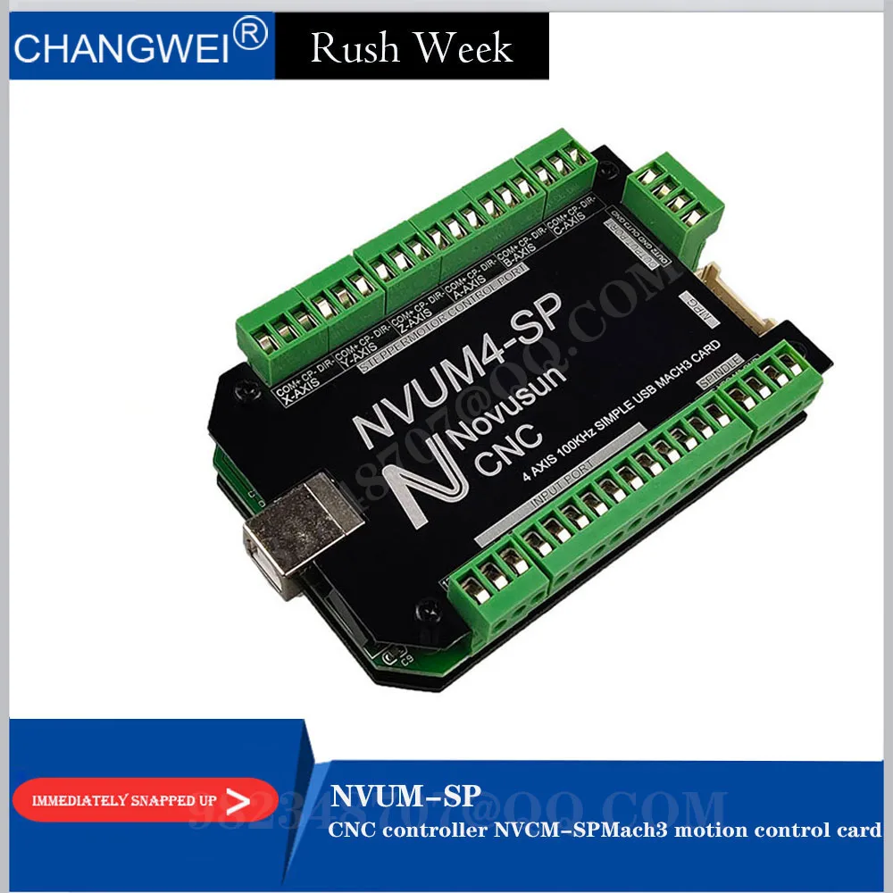Числового программного управления NVCM SP Mach3 USB motion контроллер 3/4/5/6 оси шаговый