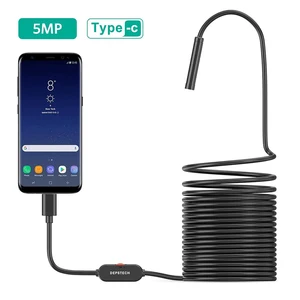 depstech usb wireless endoscope mini inspection camera 2mp 5mp ip67 waterproof wifi borescope for android ios phone windows free global shipping