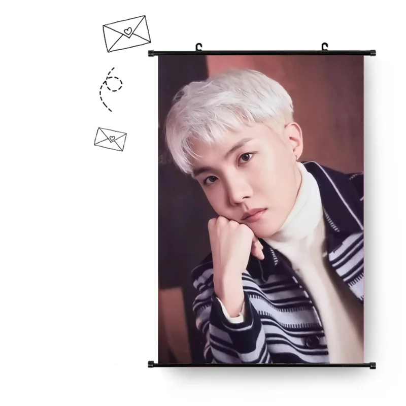 

1Pcs Kpop Bangtan Boys Holiday Little WishesCanvas Painting New Album Door Wall Art Fashion Pictures for Living Room Decoration