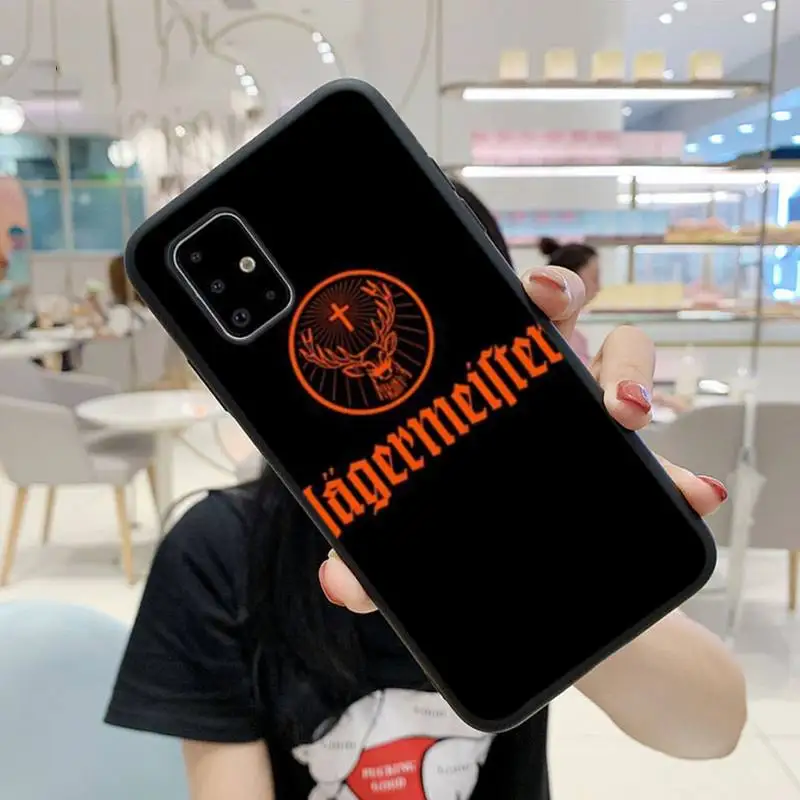 

ZFGHSHYQ Jagermeister Logo Phone Case For Samsung S9 10 20Plus Note 7 8 9 10 10plus Pro J8 M30 31 A30s A71
