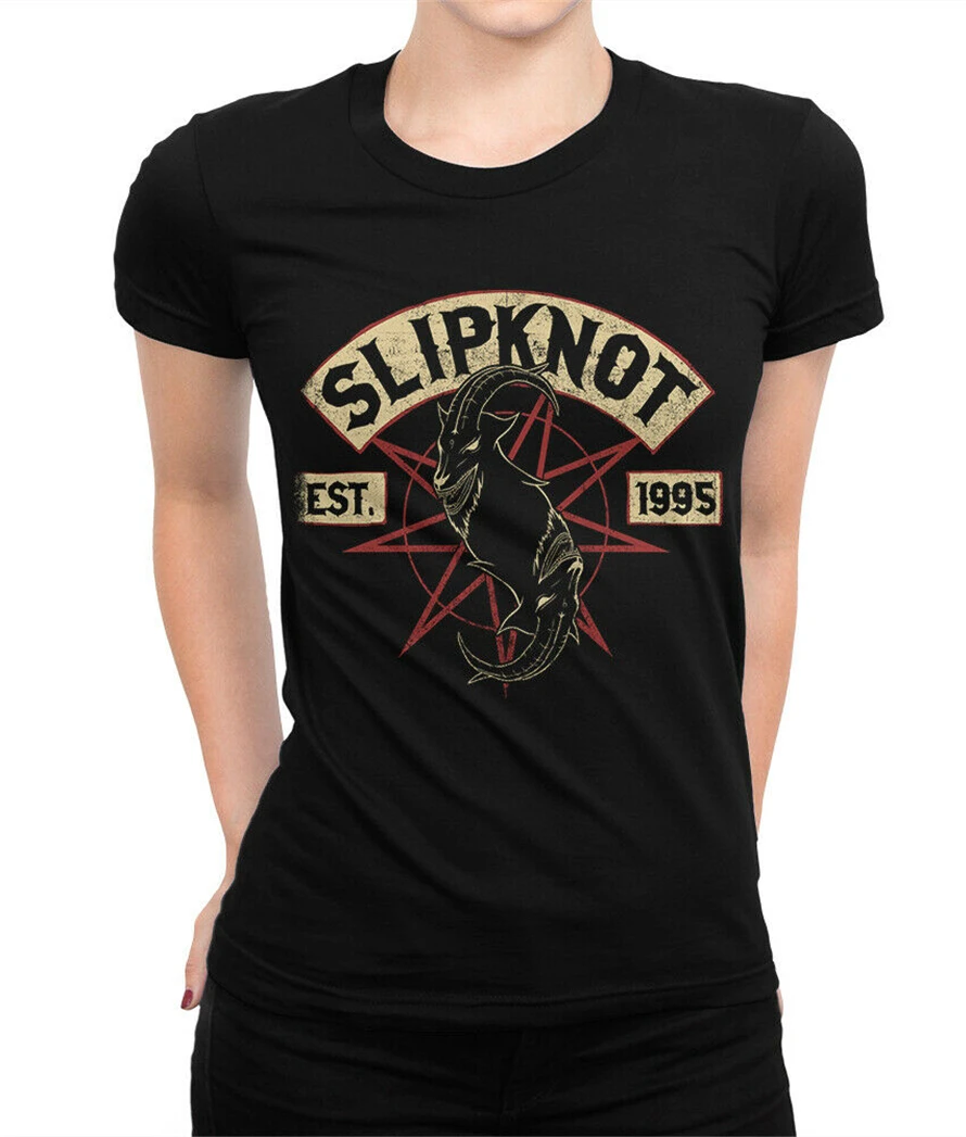 Slipknot графическая футболка металлическая рок группа Женская Винтажная рубашка |