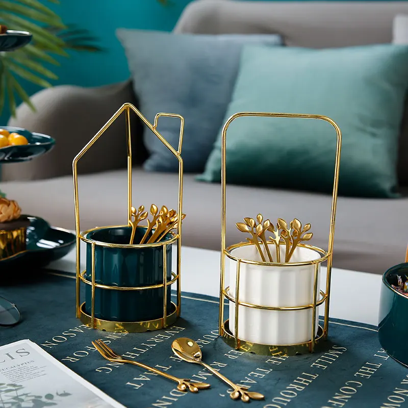 Набор вилок для фруктов столовые приборы из нержавеющей стали золотые ножи и