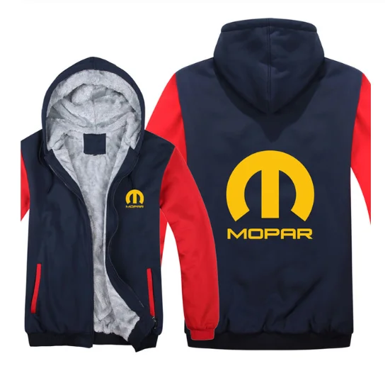 

2020 Winter Mopar Hoodies Men Fashion Coat Wool Liner Jacket Mopar Sweatshirts Warm Hoody Mans CoatThicken Winter Sweatshirts