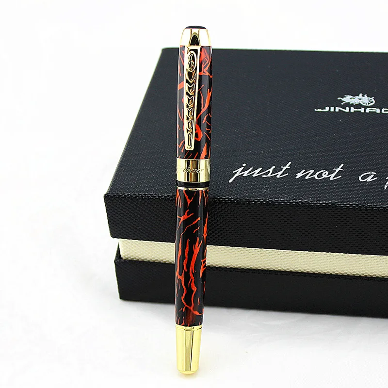 Jinhao Ручка 250 Роскошная Шариковая ручка для письма с золотым зажимом