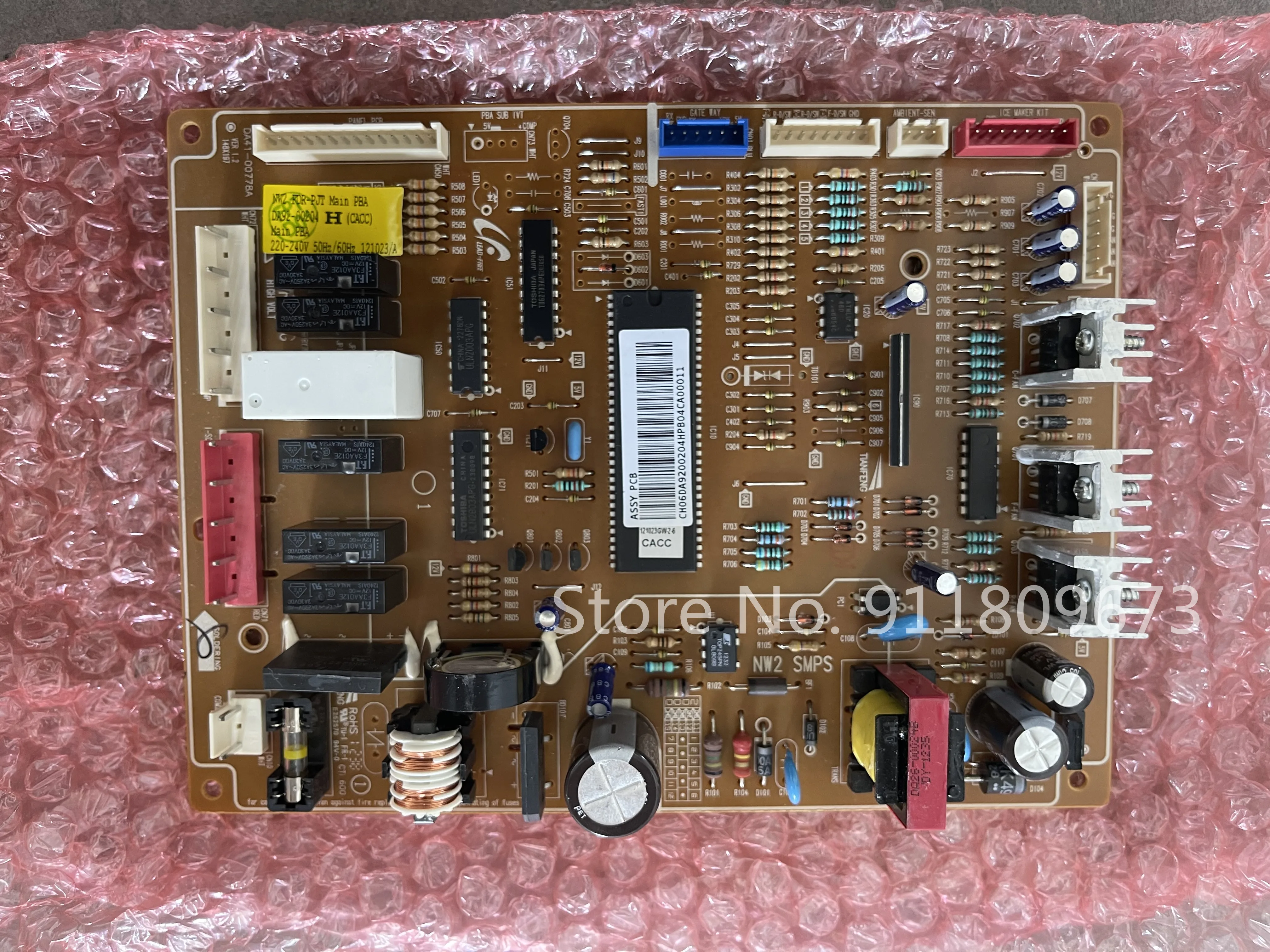 

Original good working refrigerator pc board motherboard DA92-00204A DA92-00204H DA92-00205G DA41-00694A used DA41-00778A