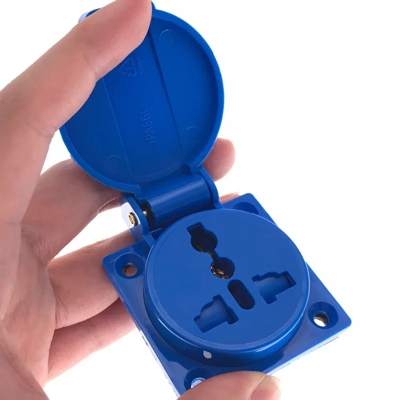 Универсальная Водонепроницаемая промышленная розетка Европейского