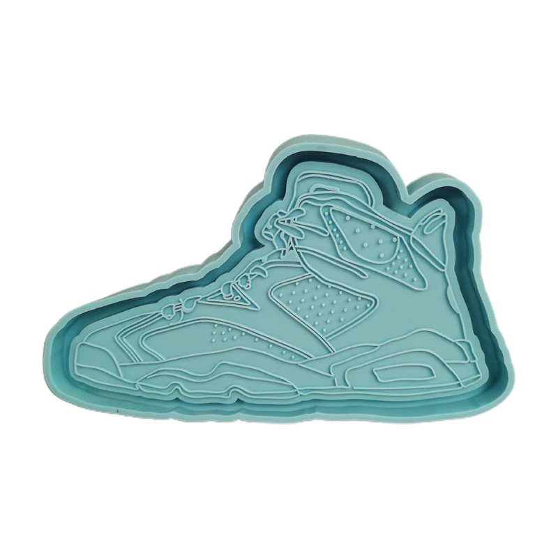 

DIY Crafts Making Shoe Shaped Tray Epoxy Resin Mold Fruit Plate Silicone Mould 69HB