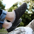 Cotton Slippers Men Winter Outdoor Men Shoes WaterProof Cold-Proof Casual Shoes Men Plush Warm Man Footwear Big Size 39-48