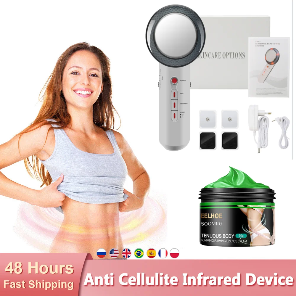 

Drop Shipping Body Slimming Massager Digital Screen Fat Burner Weight Loss Ultrasound Cavitation Anti Cellulite Infrared Device