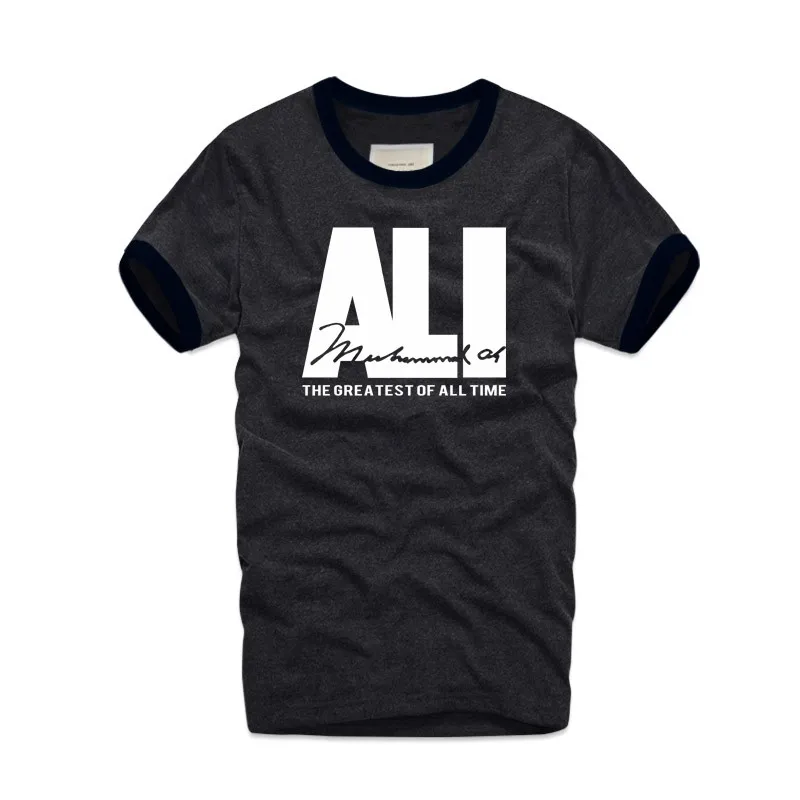 2021 модные брендовые мужские футболки с Мухаммедом Али уличный фитнес ММА