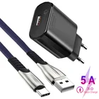 Зарядный кабель QC 3,0 для Samsung S8 A30S A50 Huawei P Smart Z Motorola One Action G6 LG Stylo 5