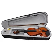 18 size student violin with lightweight case wood bow rosin and cleaning cloth