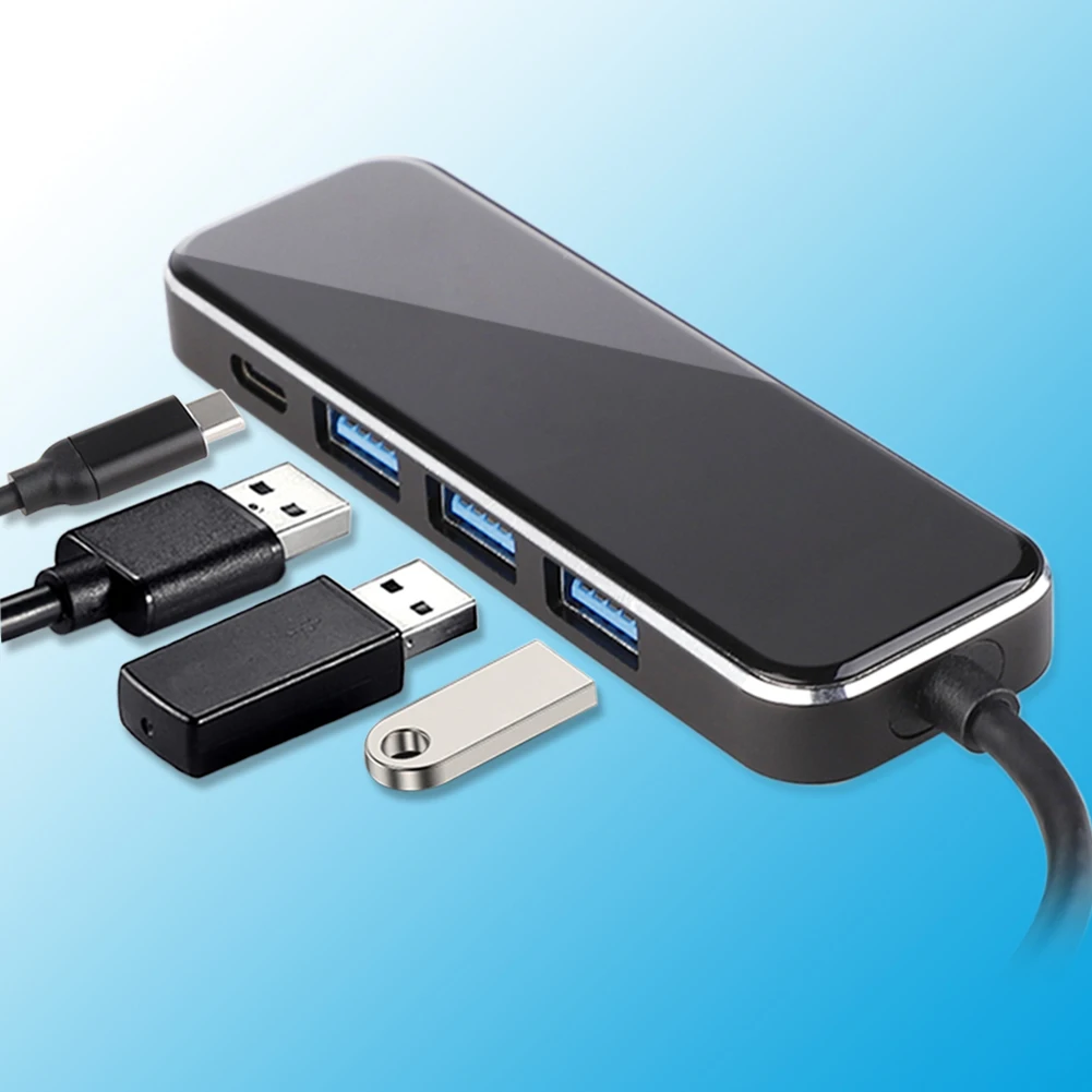 4 порта USB Type C HUB для PD Multi 3 0 адаптер питания портативный компьютер Hub MacBook
