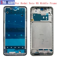 housing middle frame lcd bezel plate panel chassis for xiaomi redmi note 9s 9pro phone metal middle frame replacement parts