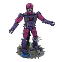 moc iron robot x armor man warrior sentinel brick toy action figure large building blocks plastic toy kid christmas gift