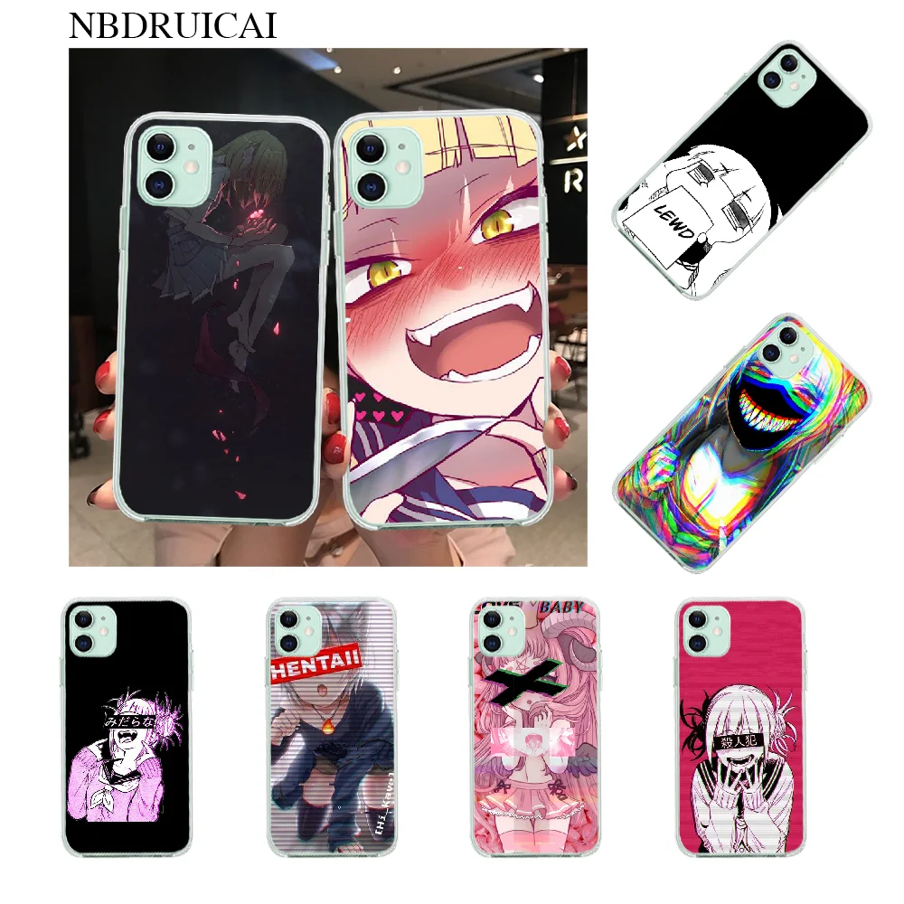 NBDRUICAI Sad аниме эстетический Senpai черный ТПУ мягкий резиновый чехол для телефона